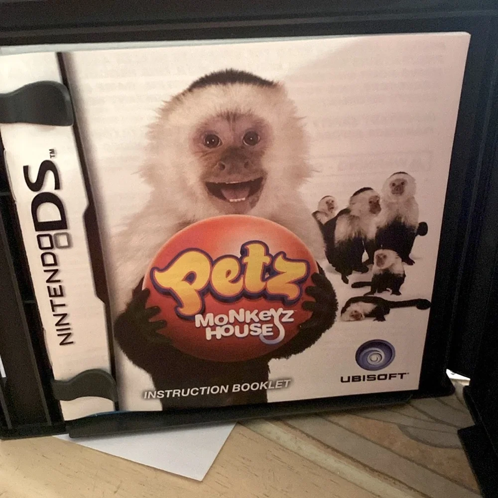 Nintendo DS Petz Monkeyz House game